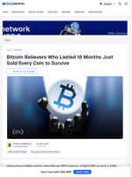 These Bitcoin Believers Just Sold Every Coin to Survive