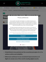 Vitalik Buterin Shares Blueprint for L1 Protocol Success