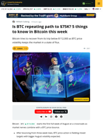 Here Are 5 Things to Watch for a Bitcoin Price Comeback