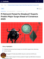 Pi Network Poised for Breakout? Experts Predict Major Surge Ahead of Consensus 2025