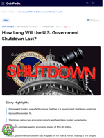 How Long Will the U.S. Government Shutdown Last?