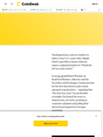 Ripple Chief Legal Officer Stuart Alderoty Says U.S. Congress Must End Crypto Uncertainty