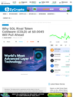 Why SOL Rival Token Coldware (COLD) at $0.0045 Will Pull Ahead