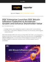 DDC Enterprise Launches DDC Bitcoin Influence Collective to Accelerate Growth and Enhance Shareholder Value