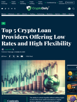 Top 5 Crypto Loan Providers Offering Low Rates and High Flexibility - Crypto Daily