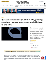 Quantinuum raises $1.68B in IPO, putting quantum computing's commercial future to the test