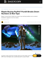 Ripple Buying PayPal? Pundit Breaks Down Numbers & Red Tape - DailyCoin
