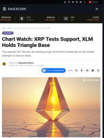 Chart Watch: XRP Tests Support, XLM Holds Triangle Base - DailyCoin