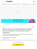 Who’s pledging to Aave’s $300 million DeFi recovery effort after massive Kelp DAO exploit