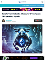 Time To Turn Bullish On Ethereum? CryptoQuant CEO Thinks So