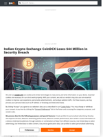 Indian Crypto Exchange CoinDCX Loses $44 Million in Security Breach - Brave New Coin