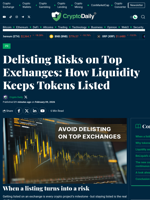 Delisting Risks on Top Exchanges: How Liquidity Keeps Tokens Listed - Crypto Daily