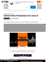 DOGE Price Prediction for June 5