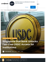 SGB Launches Fee-Free USDC Settlement Service
