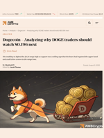 Dogecoin - Analyzing why DOGE traders should watch $0.196 next - AMBCrypto