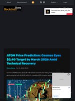 ATOM Price Prediction: Cosmos Eyes $2.40 Target by March 2026 Amid Technical Recovery - Blockchain.News