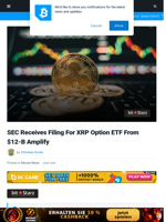 SEC Receives Filing For XRP Option ETF From $12-B Amplify