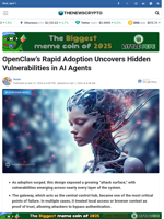 OpenClaw’s Rapid Adoption Uncovers Hidden Vulnerabilities in AI Agents - TheNewsCrypto