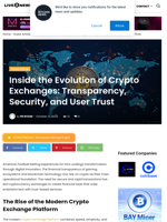 Inside the Evolution of Crypto Exchanges: Transparency, Security, and User Trust | Live Bitcoin News