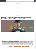 Coinbase & Perplexity AI Boosts Crypto Intel — Spotlight Turns to Snorter Token