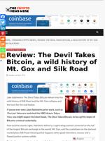 Review: The Devil Takes Bitcoin, a wild history of Mt. Gox and Silk Road - The Crypto News Wire