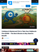 Best Altcoins to Buy as Coinbase & Mastercard Compete in Billion Dollar Stablecoin Deal
