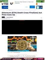 Ethereum (ETH) Death Cross Finalized, but Price Goes Up
