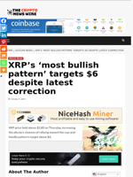 XRP’s ‘most bullish pattern’ targets $6 despite latest correction - The Crypto News Wire