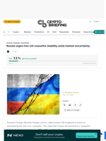 Russia urges Iran-US ceasefire stability amid market uncertainty