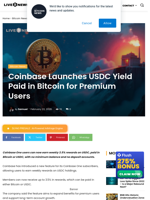 Coinbase One Adds 3.5% USDC Weekly Rewards