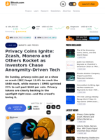 Privacy Coins Ignite: Zcash, Monero and Others Rocket as Investors Chase Anonymity-Driven Tech – Markets and Prices Bitcoin News