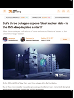 Sui’s three outages expose ‘blast radius’ risk – Is the 15% drop in price a start? - AMBCrypto