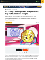 Federal Reserve Governor Adriana Kugler Resigns