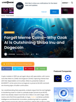 Forget Meme Coins—Why Ozak AI Is Outshining Shiba Inu and Dogecoin | Live Bitcoin News