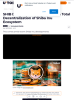 SHIB Developer Breaks Silence on Total Decentralization of Shiba Inu Ecosystem