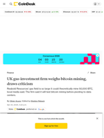 UK-based Reabold draws criticism for weighing gas-powered bitcoin mining operation