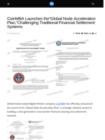 CoinMBA Launches the“Global Node Acceleration Plan,”Challenging Traditional Financial Settlement Systems - Visionary Financial