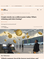 Crypto stocks on a rollercoaster today: Who’s winning and who’s losing? - AMBCrypto