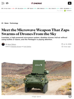 Meet the Microwave Weapon That Zaps Swarms of Drones From the Sky - Decrypt