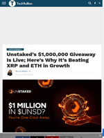 Unstaked’s $1M Giveaway: How It’s Outpacing XRP and ETH This Year