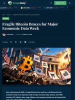 Fragile Bitcoin Braces for Major Economic Data Week - Crypto Daily