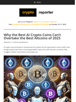 Why the Best AI Crypto Coins Can't Overtake the Best Altcoins of 2025