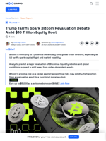 Trump Tariffs Could Trigger Bitcoin Revaluation