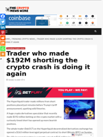 Trader who made $192M shorting the crypto crash is doing it again - The Crypto News Wire