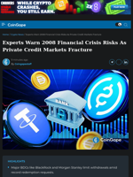 Experts Warn 2008 Financial Crisis Risks As Private Credit Markets Fracture