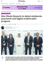 Abu Dhabi Airports to debut stablecoin payments and digital wallets pilot program - Coinfea