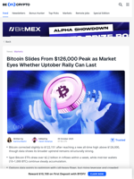 Is Uptober Still on Track as Bitcoin’s Momentum Slows Down?