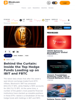 Behind the Curtain: Inside the Top Hedge Funds Loading up on IBIT and FBTC – Bitcoin News