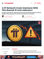 Is Pi Network Crash Imminent With This Bearish Pi Coin Indicator? - Coinspeaker