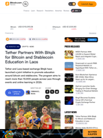 Tether Partners With Bitqik for Bitcoin and Stablecoin Education in Laos – Crypto News Bitcoin News